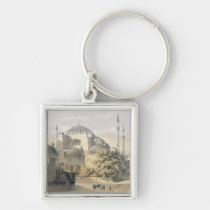 Porte-clés Haghia Sophia, plat 19 : vue extérieure du mosq
