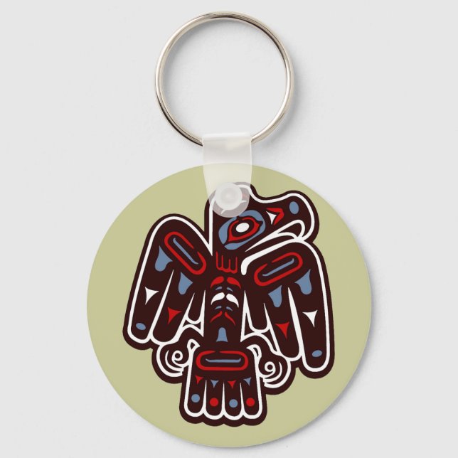 Porte-clés Haida Thunderbird (Recto)