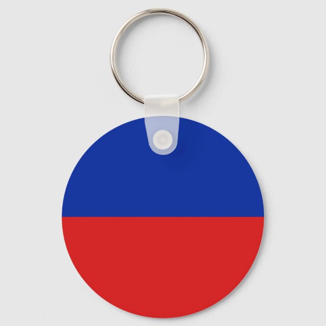 Porte-clés Haïti Porte - clé du drapeau Fisheye (Recto)