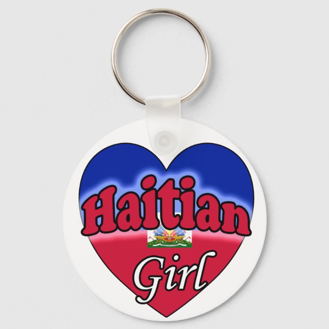 Porte-clés Haitian Girl (Recto)