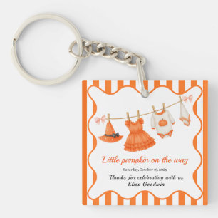 Porte-clés Halloween Baby shower Girl Petit Citrouille de s