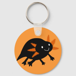 Porte-clés Halloween Black Axolotl