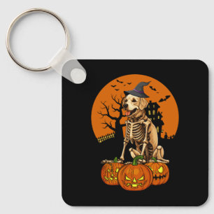 Porte-clés Halloween Chien Golden Retriever