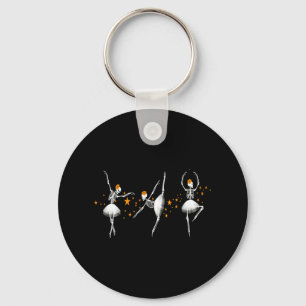 Porte-clés Halloween Danser Squelette Ballerina Ballet Femmes