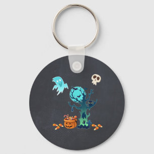 Porte-clés Halloween Épouvantable Créatures Fantômes Chauves-