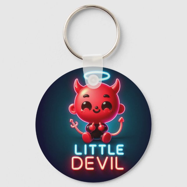 Porte-clés Halloween Little Red Devil (Recto)