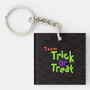 Porte-clés Halloween / Pique-nique ou traitement /