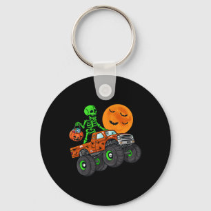 Porte-clés Halloween Skeleton équitation Monster Truck Toddle