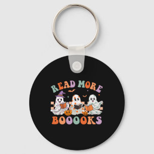 Porte-clés Halloween super Lire plus Livres Floral Ghost Boo