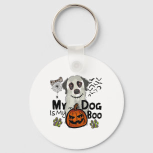 Porte-clés Halloween Thanksgiving Chute Mon Chien Est Mon Bow