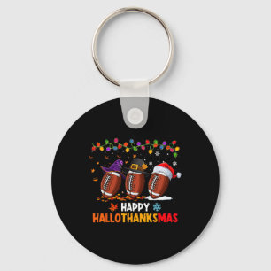 Porte-clés Halloween Thanksgiving Noël Hallothanksmas Fo