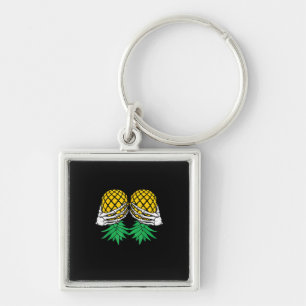 Porte-clés Halloween vers le haut vers le bas de l'ananas squ
