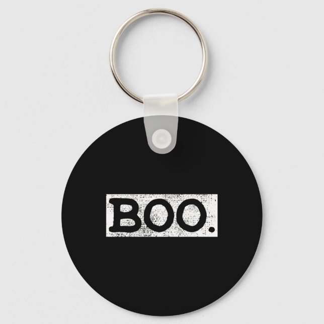 Porte-clés Halloween Vintage Boo Fun Cadeau (Recto)