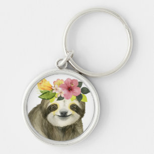 Porte-clés Halo tropical Sweet Sloth