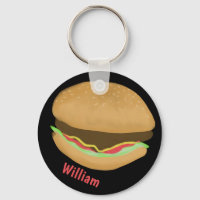 Hamburger Amateurs de plaisir Yummy nom personnali
