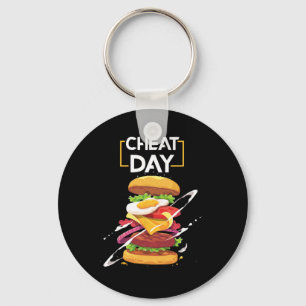 Porte-clés Hamburger Lover Cadeau Fast Food Gym Entraînement