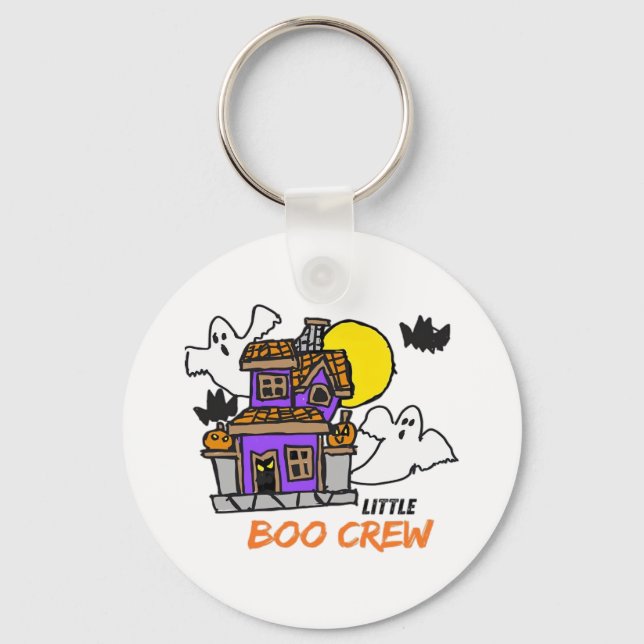 Porte-clés Hand Drawn Little Boo Crew Halloween (Recto)