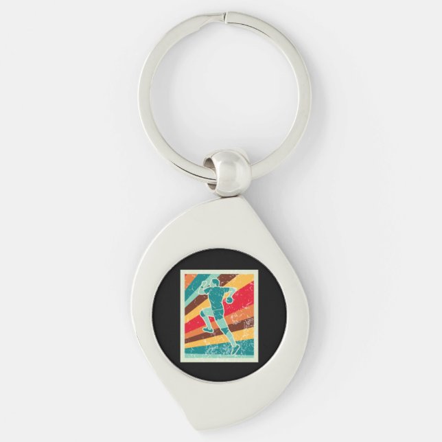 Porte-clés Handball Player Retro (Devant)