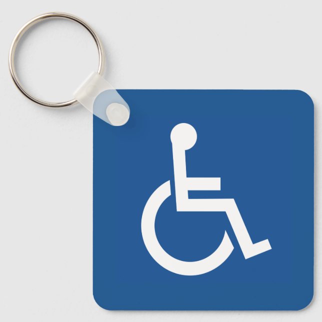Porte-clés Handicapé (Recto)