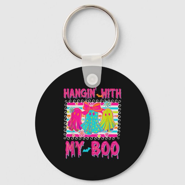 Porte-clés Hanging Avec Mes Boos Soky Halloween Disco Ghost W (Recto)