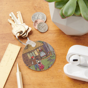 Porte-clés Hansel et Gretel, Vintage Fairy Tale par Hauman