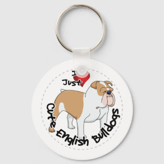 Porte-clés Happy Adorable Funny & mignon chien anglais Bulldo