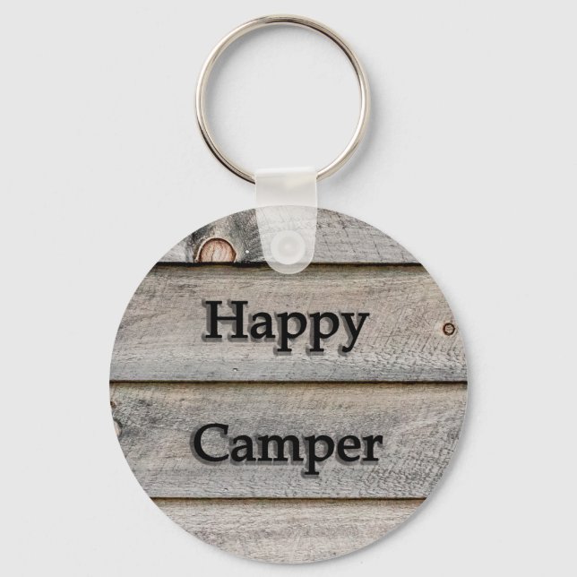 Porte-clés Happy Camper (Recto)