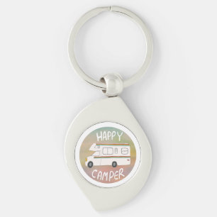 Porte-clés Happy Camper Rainbow RV Sunset Motorhome RV