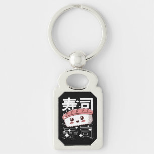 Porte-clés Happy Kawaii Sushi Japonais Alimentation Lover Cad