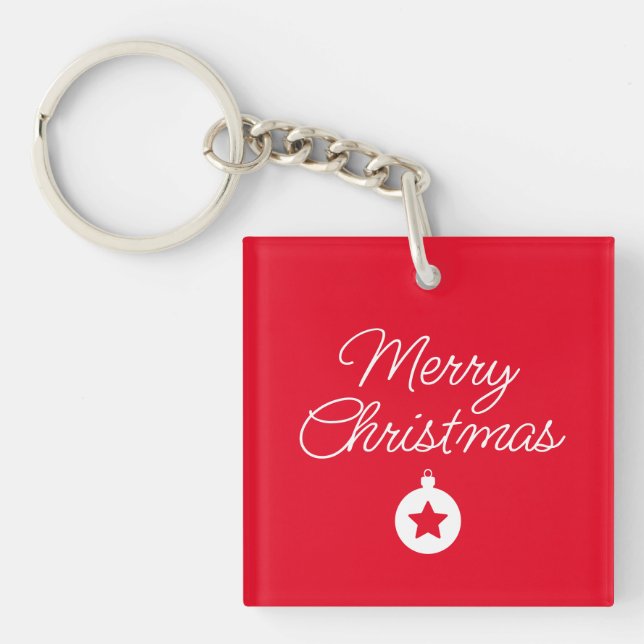 Porte-clés Happy New Year Merry Christmas Holiday Season (Devant)