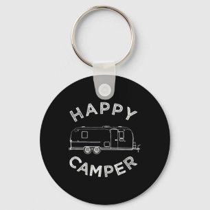 Porte-clés Happy Trailer Camper, Retro Camping Caravan Tee