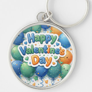 Porte-clés Happy Valentine’s Day Keychain | Romantic Love Key