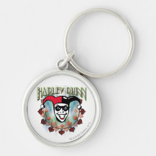 Porte-clés Harley Quinn - Face and Logo