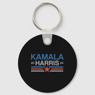 Porte-clés Harris 2024 Bold Retro Stripe Star