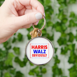 Porte-clés Harris Walz évidemment Kamala Harris pour le prési