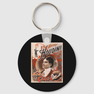 Porte-clés Harry Houdini Roi Des Cartes