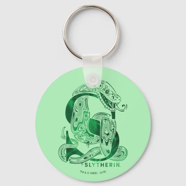 Porte-clés Harry Potter | Aguamenti SLYTHERIN™ Graphique (Recto)
