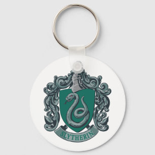 Porte-clés Harry Potter   Blason de Serpentard Vert