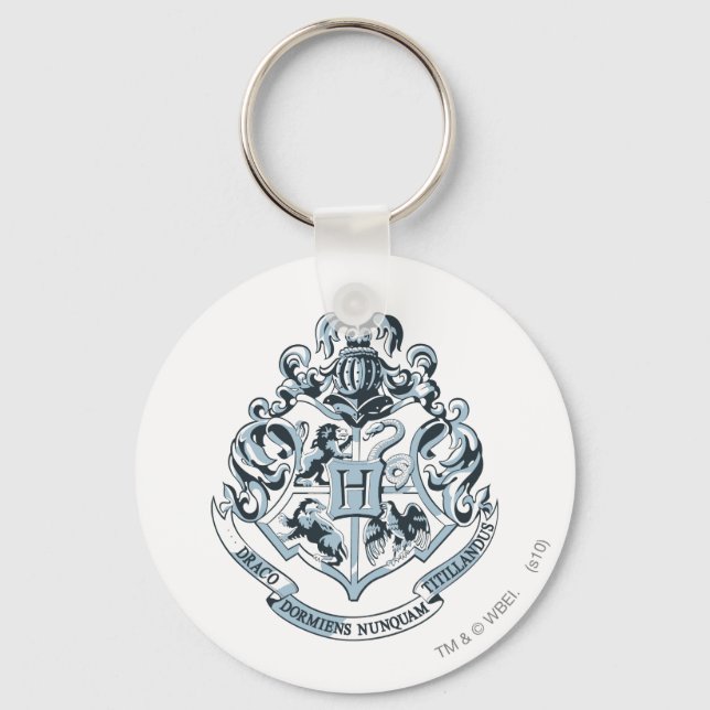 Porte-clés Harry Potter | Cimier de Poudlard - Bleu (Recto)