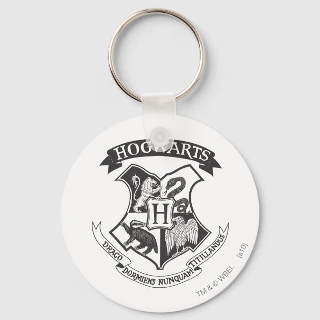 Porte-clés Harry Potter | Cimier de Poudlard rétro (Recto)
