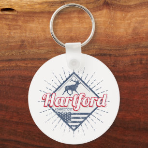 Porte-clés Hartford City Connecticut États-Unis