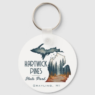 Porte-clés Hartwick Pines State Park Souvenir Cadeau