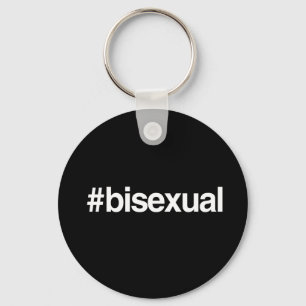 PORTE-CLÉS HASHTAG BISEXUAL