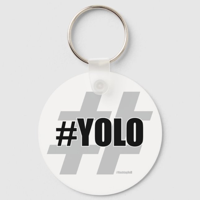 Porte-clés Hashtag YOLO (Recto)