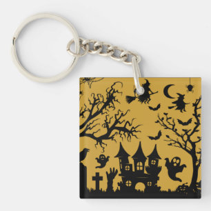 Porte-clés Haunted House Paper Bowls
