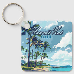 Porte-clés Hawaii Kai Honolulu Oahu Hawaii Retro