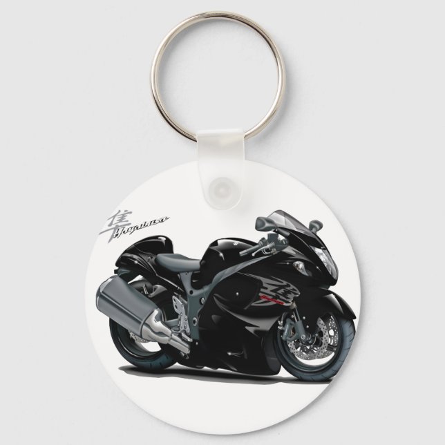 Porte-clés Hayabusa Black Bike (Recto)
