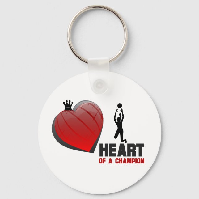 Porte-clés Heart of a Champion Ladies Volleyball (Recto)