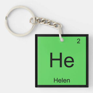 Porte-clés Helen Nom Chimie Élément Tableau Périodique