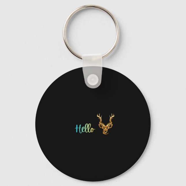 Porte-clés Hello Deer (Recto)